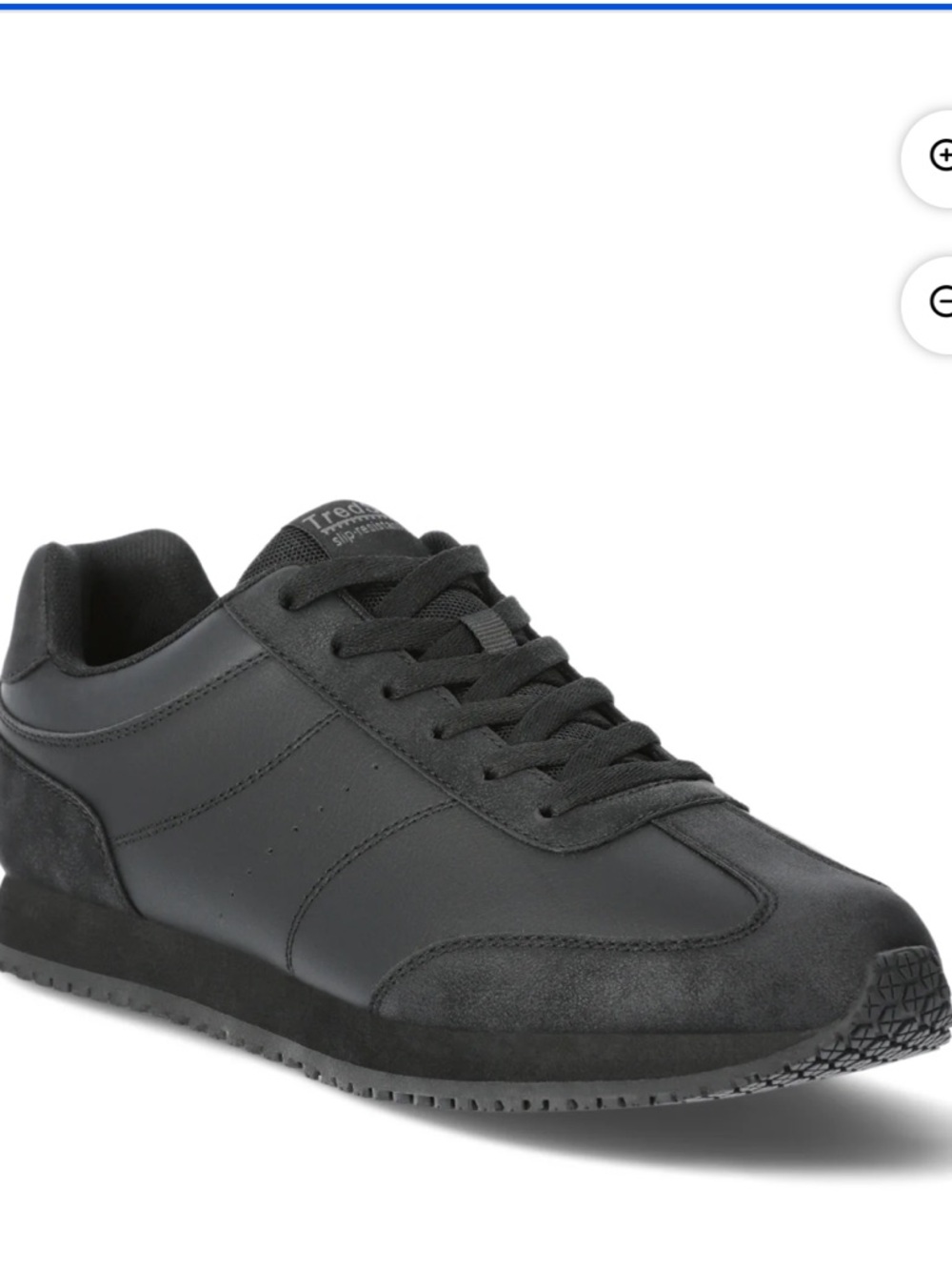 Mens Tredsafe black work shoes